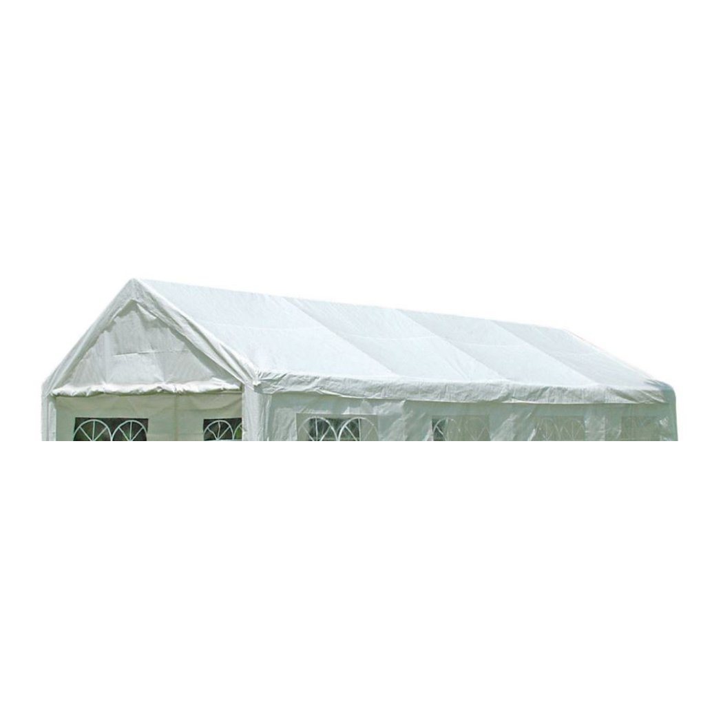 DEGAMO Pavillon-Ersatzdach PALMA, für Zelt 4x8 Meter, PE weiss 180g/m², mit Spanngummis DEGAMO Pavillon-Ersatzdach PALMA, für Zelt 4x8 Meter, PE weiss 180g/m², mit Spanngummis von DEGAMO