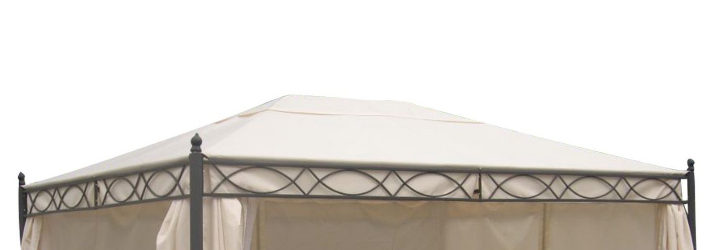 DEGAMO Pavillon-Ersatzdach RIVOLI, 300x400cm rechteckig, Polyester PVC-beschichtet ecru DEGAMO Pavillon-Ersatzdach RIVOLI, 300x400cm rechteckig, Polyester PVC-beschichtet ecru von DEGAMO