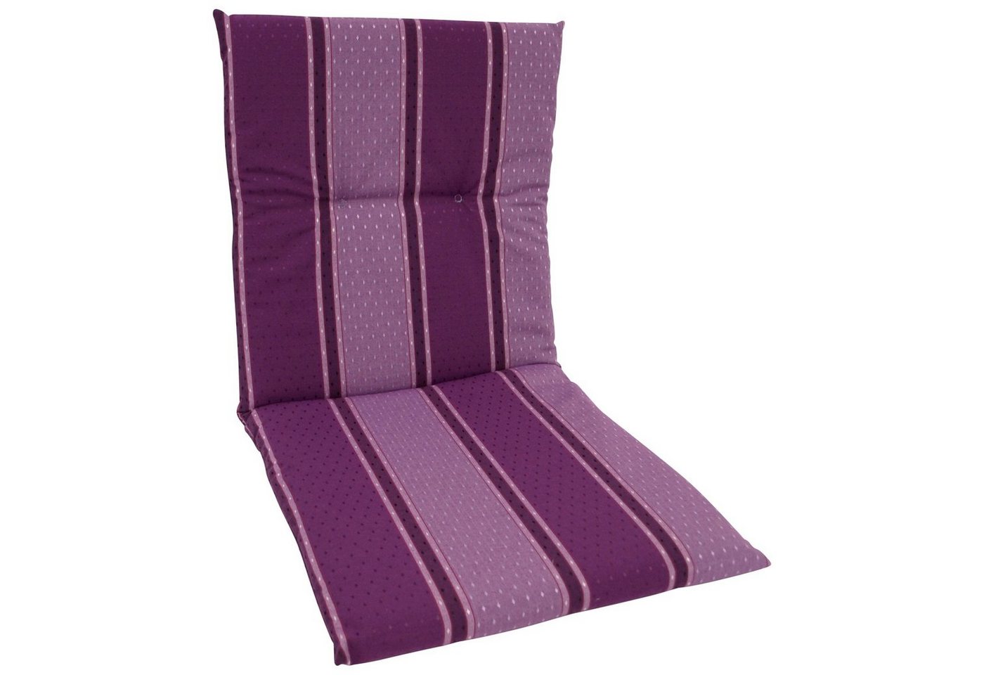 DEGAMO Sesselauflage BERN, (1 St), 48x98cm, violett gestreift von DEGAMO