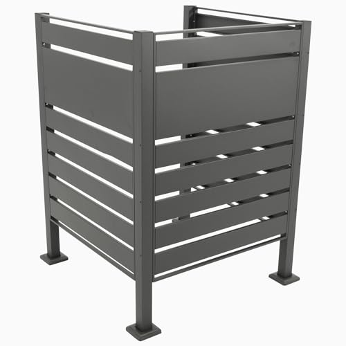 DEGAMO Sichtschutz Mülltonnenbox 1-er LÜBECK für 1x Tonne 120 oder 240 Liter, Stahl verzinkt, Farbe anthrazit, erweiterbar DEGAMO Sichtschutz Mülltonnenbox 1-er LÜBECK für 1x Tonne 120 oder 240 Liter, Stahl verzinkt, Farbe anthrazit, erweiterbar von DEGAMO
