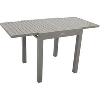 Degamo - Balkon-Ausziehtisch tirana 70/140x70cm, Aluminium silbergrau Degamo - Balkon-Ausziehtisch tirana 70/140x70cm, Aluminium silbergrau von DEGAMO