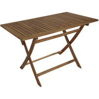 Klapptisch tobago 70x120cm rechteckig, Akazie geölt von DEGAMO