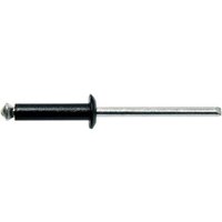 Los von 50 schwarzen gostar trs Standard-Splitternieten Degometal 4 x 16 mm von DEGOMETAL