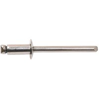 Degometal - Set mit 50 Blindnieten aus Edelstahl A2 trs Standard 4,8 x 12 mm von DEGOMETAL