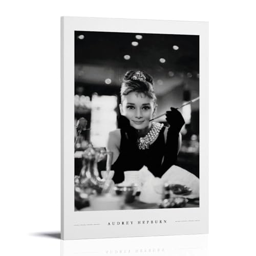 Audrey-hepburn Poster Dekorative Malerei Leinwand Wandkunst Wohnzimmer Poster Schlafzimmer Malerei,Wandkunst Bilddruck Moderne Familienzimmer Dekor 12x18inch(30x45cm) von DEGOZGWB