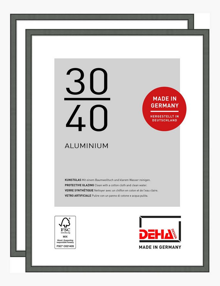 DEHA DESIGN Bilderrahmen Boston, (2 St) von DEHA DESIGN