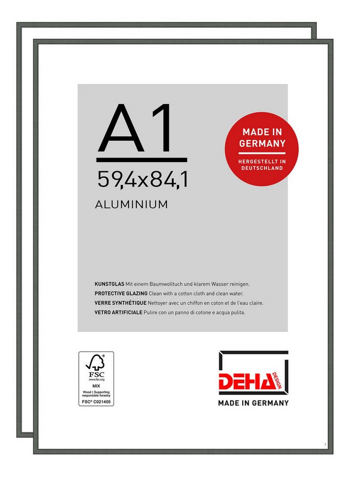 DEHA DESIGN Bilderrahmen Boston, (2 St) von DEHA DESIGN