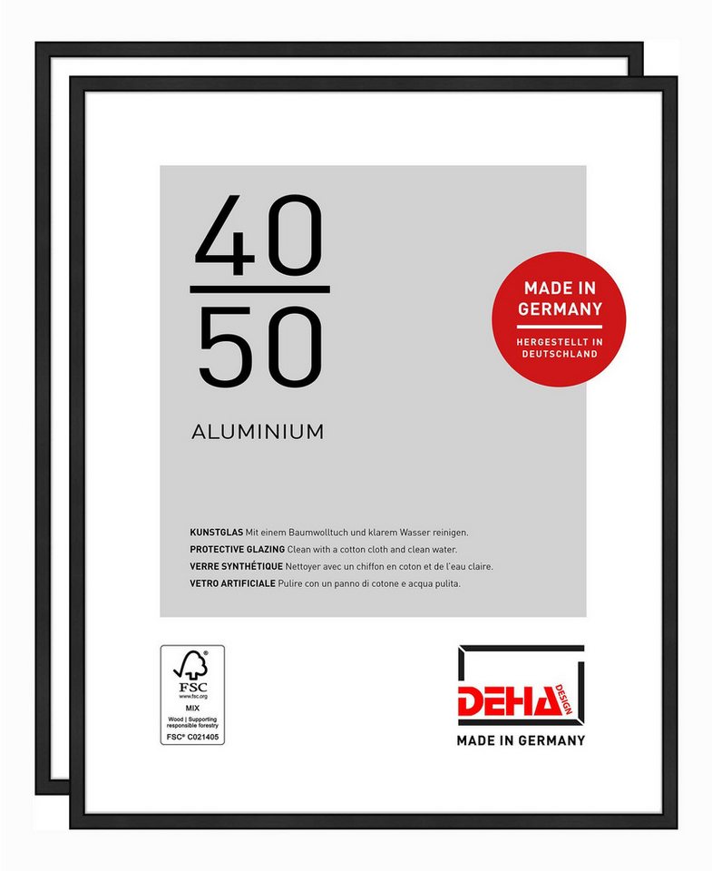 DEHA DESIGN Bilderrahmen Boston, (2 St) von DEHA DESIGN