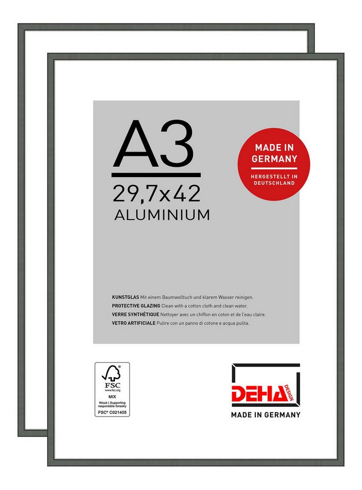 DEHA DESIGN Bilderrahmen Boston, (2 St) von DEHA DESIGN