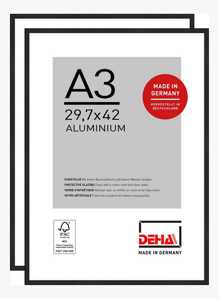 DEHA DESIGN Bilderrahmen Boston, (2 St) von DEHA DESIGN