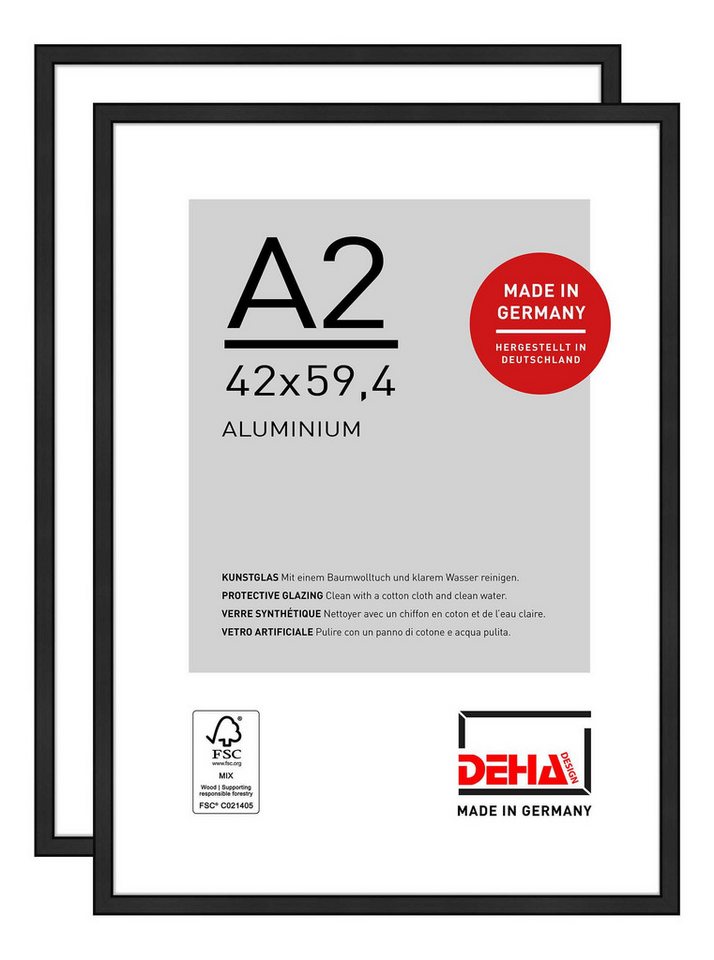 DEHA DESIGN Bilderrahmen Boston, (2 St) von DEHA DESIGN