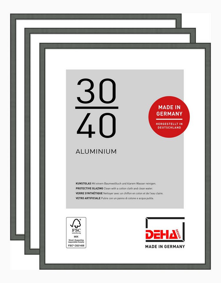 DEHA DESIGN Bilderrahmen Boston, (3 St) von DEHA DESIGN