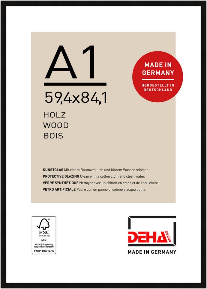 DEHA DESIGN Bilderrahmen Fontana, (1 St) von DEHA DESIGN