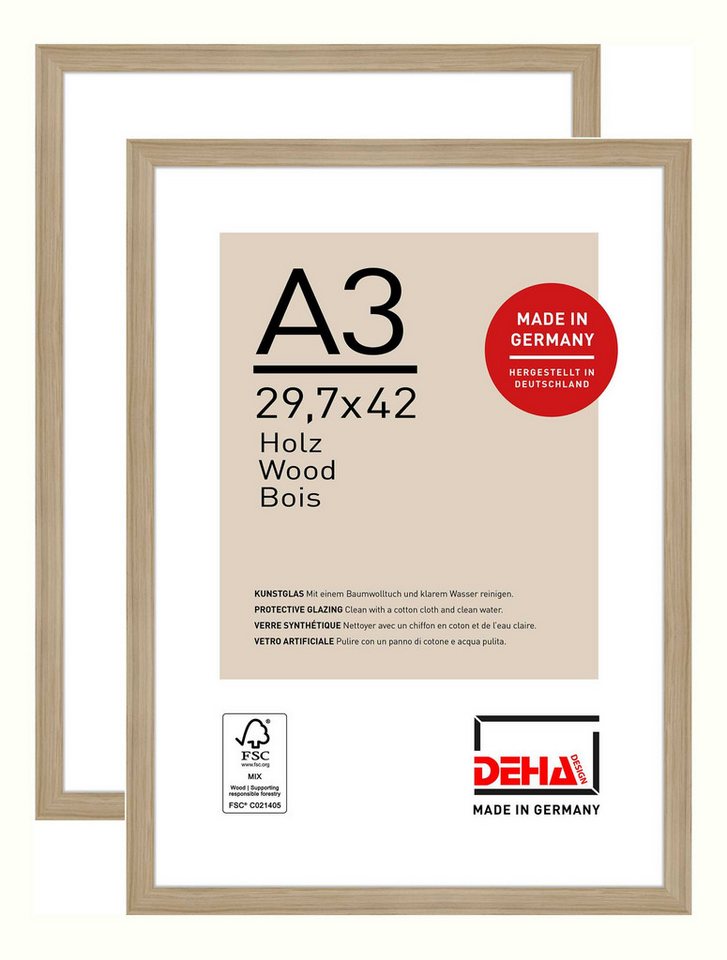 DEHA DESIGN Bilderrahmen Fontana, (2 St) von DEHA DESIGN