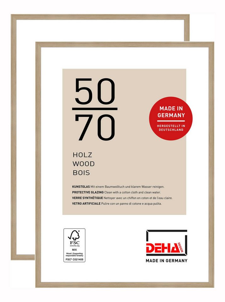 DEHA DESIGN Bilderrahmen Fontana, (2 St) von DEHA DESIGN