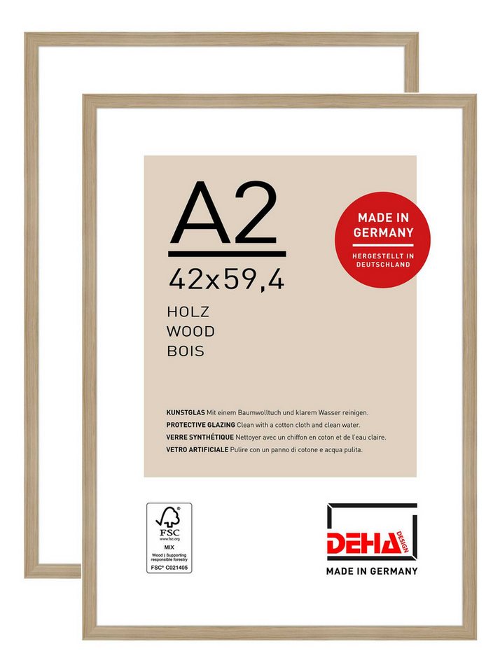 DEHA DESIGN Bilderrahmen Fontana, (2 St) von DEHA DESIGN