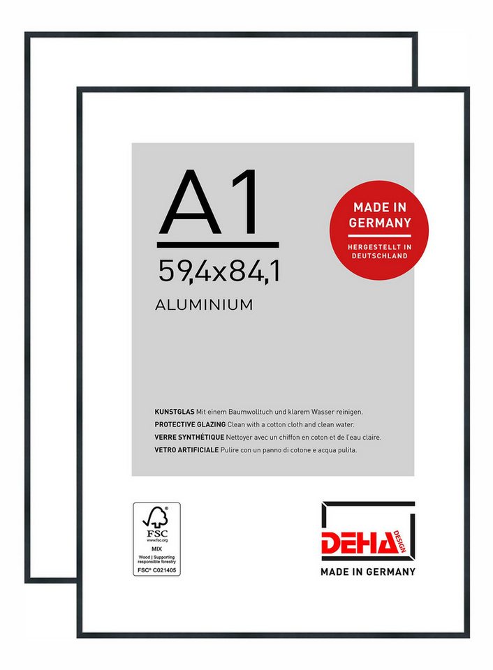 DEHA DESIGN Bilderrahmen Tribeca, (2 St) von DEHA DESIGN