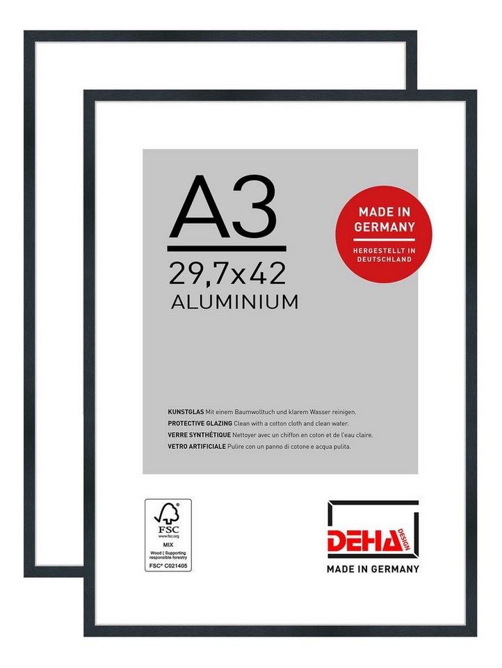 DEHA DESIGN Bilderrahmen Tribeca, (2 St) von DEHA DESIGN