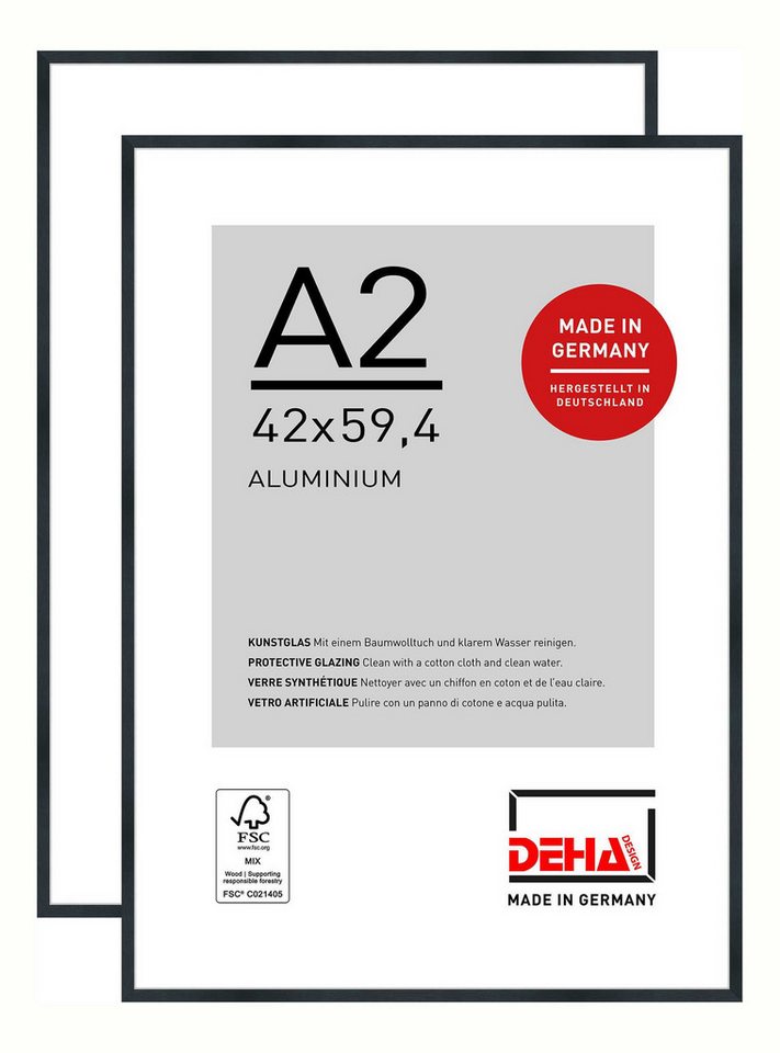 DEHA DESIGN Bilderrahmen Tribeca, (2 St) von DEHA DESIGN
