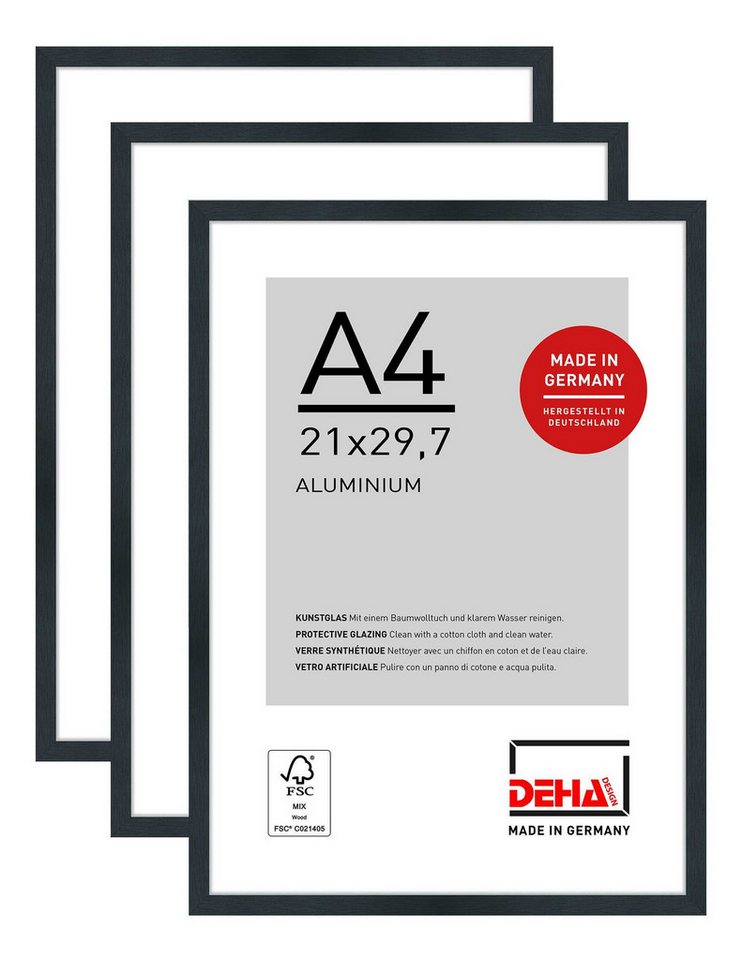 DEHA DESIGN Bilderrahmen Tribeca, (3 St) von DEHA DESIGN