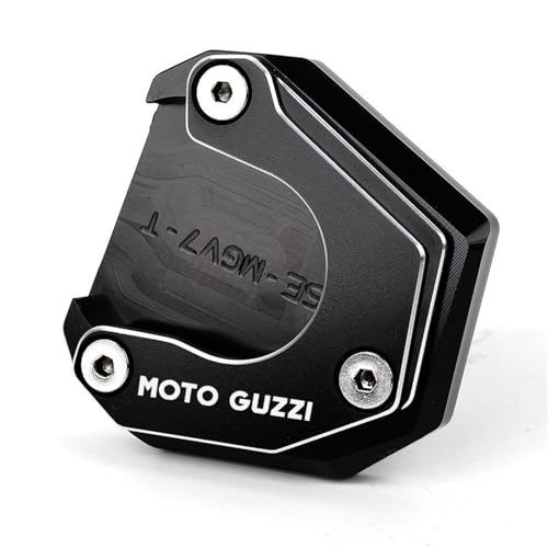 Seitenständerplatte Motorrad-Fußstütze, Vergrößerungs-Verlängerungspolster Für Moto Guzzi V7 1200 Special Stone 2012–2016, Ständerplatte, Seitenständer Halterungsvergrößerer ( Farbe : Schwarz , Größe Seitenständerplatte Motorrad-Fußstütze, Vergrößerungs-Verlängerungspolster Für Moto Guzzi V7 1200 Special Stone 2012–2016, Ständerplatte, Seitenständer Halterungsvergrößerer ( Farbe : Schwarz , Größe von DEHIWI