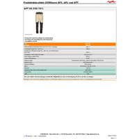 DEHN 785781 Störlichtbogengeprüfte Schutzhose Gr.50(M) mit Hosenträger und Knieschoner Kleider-Gr von DEHN