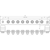 DEHN Potentialausgleichschiene o. Abdeckung Cu PAS I 8AP M10 von DEHN