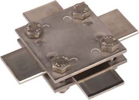 Dehn+Söhne Kreuzstück NIRO 318 233 f.Fl 30/30mm Verbinder für Blitzschutz 4013364096646 von DEHN