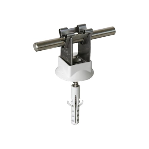 Dehn+Söhne Leitungshalter NIRO 207 109 f. Rd 8mm H 20mm Leitungshalter für Blitzschutz 4013364085800 von DEHN