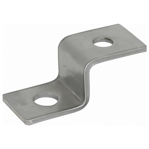 Dehn+Söhne Endstück Z-Form 390 499 mit 2 Bohrungen Verbinder für Blitzschutz 4013364127517 (1 Stück Endstück) von Dehn