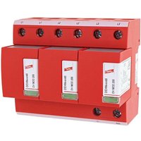 Dehn - Kombi-Ableiter TS35 3p tn-c 230VAC 1,5kV 6TE Hutschiene 35mm 50kA opt DVMTNC255 von DEHN