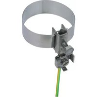 Dehn - Erdungsbandrohrschelle d 27-114mm m. Anschlussklemme 2 x 4-25mm² niro 540911 von DEHN