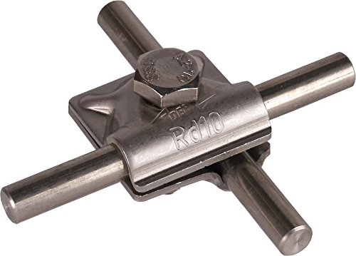 Dehn 391059 – Dreistockklemme MV Schraube 10 mm NIRO V2 A von DEHN