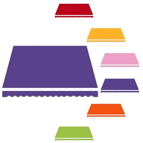 16' x 10' Ersatzstoff für einziehbare Markise, Ersatzstoff für Terrassenmarkise mit Volant, Sonnenschutz-Überdachstoff, Markisenabdeckung für Fenster, Türen, Marktdecks (lila, 7 x 2 m 16' x 10' Ersatzstoff für einziehbare Markise, Ersatzstoff für Terrassenmarkise mit Volant, Sonnenschutz-Überdachstoff, Markisenabdeckung für Fenster, Türen, Marktdecks (lila, 7 x 2 m von DEHUDEOUHS