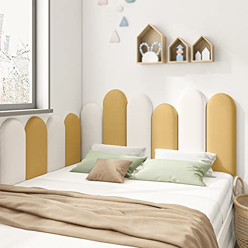 DEHUDEOUHS Gepolstertes Kopfteil zum Abziehen und Aufkleben, selbstklebendes 3D-Wandpaneel, 3,2 cm Dicker Wandschutz für die Dekoration im Schlafzimmer zu Hause, leicht zu reinigen DEHUDEOUHS Gepolstertes Kopfteil zum Abziehen und Aufkleben, selbstklebendes 3D-Wandpaneel, 3,2 cm Dicker Wandschutz für die Dekoration im Schlafzimmer zu Hause, leicht zu reinigen von DEHUDEOUHS