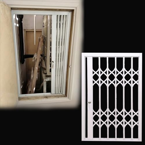 Faltbare Sicherheitsgitter für Fenster im Innenbereich, 24 x 48 Zoll, 28 x 60 Zoll, 36 x 60 Zoll, Schiebefensterschutz für Hunde, verstellbares Fensterzaungitter, Dachboden (20 x 34 Zoll/51 Faltbare Sicherheitsgitter für Fenster im Innenbereich, 24 x 48 Zoll, 28 x 60 Zoll, 36 x 60 Zoll, Schiebefensterschutz für Hunde, verstellbares Fensterzaungitter, Dachboden (20 x 34 Zoll/51 von DEHUDEOUHS