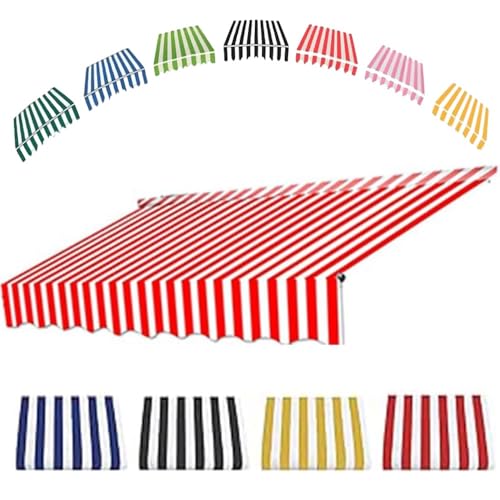 Tenda da Sole retrattile in Tessuto di ricambio per Patio, 8x6,5 piedi, 12x10 piedi, 16x8 piedi, 20x10 piedi, tenda da Sole per esterni, tenda da Sole in Tessuto di ricambio per verande (ros Tenda da Sole retrattile in Tessuto di ricambio per Patio, 8x6,5 piedi, 12x10 piedi, 16x8 piedi, 20x10 piedi, tenda da Sole per esterni, tenda da Sole in Tessuto di ricambio per verande (ros von DEHUDEOUHS