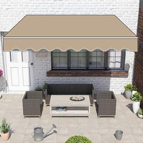 Tessuto di ricambio per tenda da Sole 16x12 piedi/12x10 piedi/10x8 piedi/8x5 piedi/6,6x5 piedi, tenda da Sole esterna, tenda da Sole per Porte e finestre, tenda da Sole in poliestere imperme Tessuto di ricambio per tenda da Sole 16x12 piedi/12x10 piedi/10x8 piedi/8x5 piedi/6,6x5 piedi, tenda da Sole esterna, tenda da Sole per Porte e finestre, tenda da Sole in poliestere imperme von DEHUDEOUHS