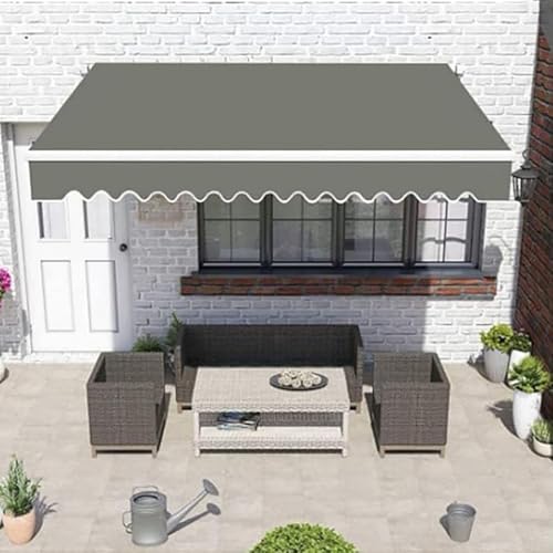 Tessuto di ricambio per tenda da Sole 16x12 piedi/12x10 piedi/10x8 piedi/8x5 piedi/6,6x5 piedi, tenda da Sole esterna, tenda da Sole per Porte e finestre, tenda da Sole in poliestere imperme Tessuto di ricambio per tenda da Sole 16x12 piedi/12x10 piedi/10x8 piedi/8x5 piedi/6,6x5 piedi, tenda da Sole esterna, tenda da Sole per Porte e finestre, tenda da Sole in poliestere imperme von DEHUDEOUHS