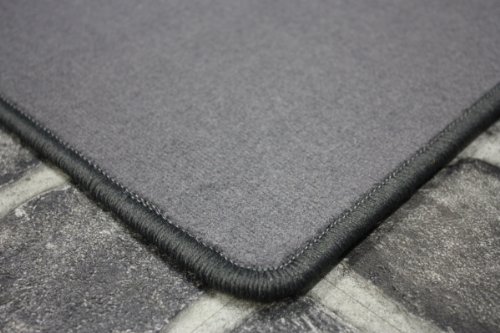 Velour Teppich Play Anthrazit (97),gekettelt in Grösse: 60 x 140cm von DEIN-WOHNSTIL