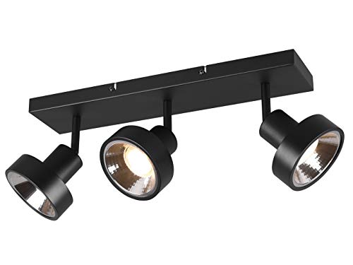 Trio Leuchten Strahler Leon 800700332, Metall Schwarz matt, exkl. 3x GU10 Trio Leuchten Strahler Leon 800700332, Metall Schwarz matt, exkl. 3x GU10 von Trio Leuchten