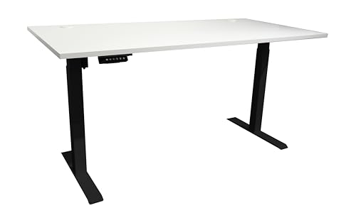 DEINE TANTE EMMA 39-551-25 Schreibtisch Set Ben 1 Büroschreibtisch Weiß/Schwarz elektr. höhenverstellbar ca. 160/74-114/77 cm DEINE TANTE EMMA 39-551-25 Schreibtisch Set Ben 1 Büroschreibtisch Weiß/Schwarz elektr. höhenverstellbar ca. 160/74-114/77 cm von DEINE TANTE EMMA