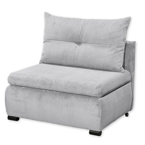 DEINE TANTE EMMA 64-343-16 Sofa Charlie Schlafsofa Frontschläfer Zoom 19 Dove grau ca. 103 x 83 cm von DEINE TANTE EMMA