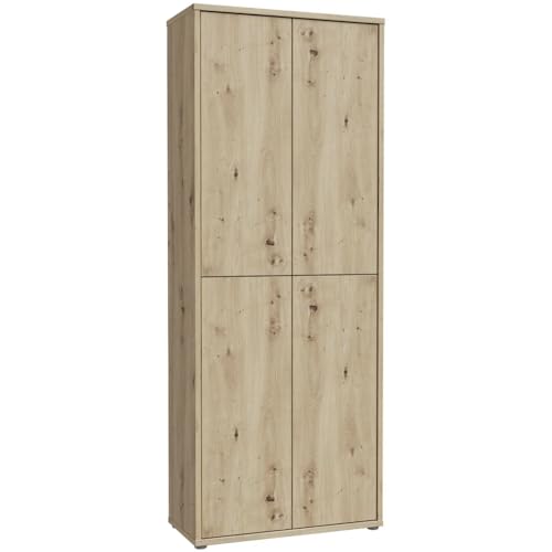 DEINE TANTE EMMA ACSS822-D78 Schuhschrank Alice Springs Garderobenschrank Artisan Eiche ca. 75 x 192 x 35 cm von DEINE TANTE EMMA