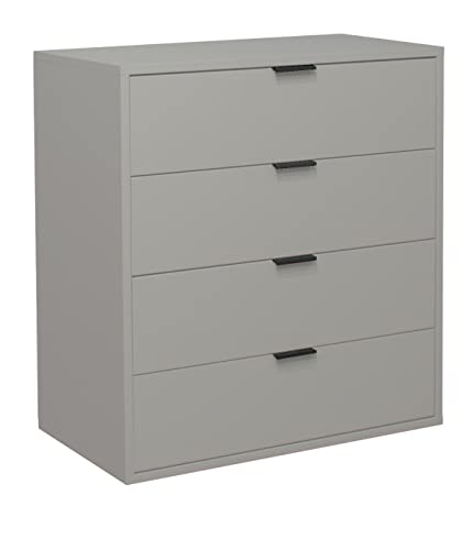 DEINE TANTE EMMA Bonnie/KO_04-81 Kreidegrau matt Lack Schubladenkommode Kommode Sideboard ca. 81 x 87 x 45 cm von DEINE TANTE EMMA