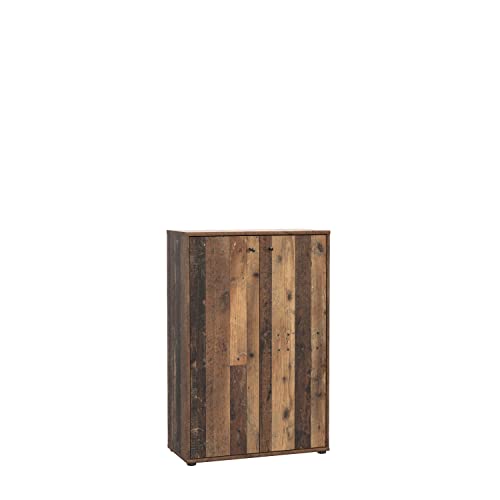 FORTE TEMPRA 2 Kommode mit 2 Türen, Holzwerkstoff, Old – Wood Vintage Dekor, (B x H x T) 73,7 x 111,1 x 34,8 cm FORTE TEMPRA 2 Kommode mit 2 Türen, Holzwerkstoff, Old – Wood Vintage Dekor, (B x H x T) 73,7 x 111,1 x 34,8 cm von Forte