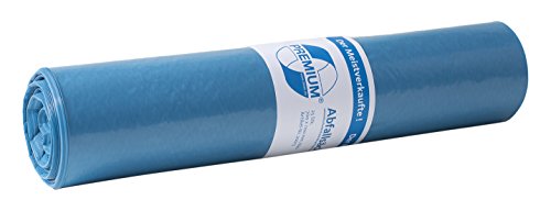 Müllsäcke DEISS PREMIUM blau, 50 my, 70 Liter von DEISS PREMIUM