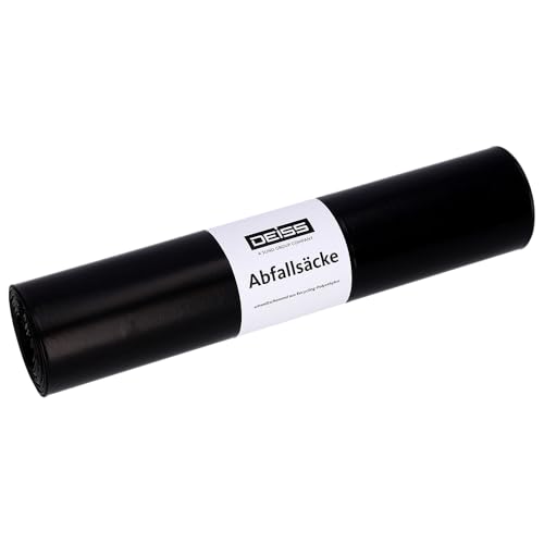 Abfallsäcke aus Recycling-LDPE 120 l, schwarz, 10 Stück/Rolle Abfallsäcke aus Recycling-LDPE 120 l, schwarz, 10 Stück/Rolle von DEISS