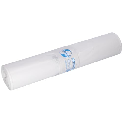 Abfallsäcke aus Recycling-LDPE 70 l, weiß, 25 Stück/Rolle Abfallsäcke aus Recycling-LDPE 70 l, weiß, 25 Stück/Rolle von DEISS