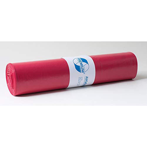 Deiss Premium Abfallsack 120 L 700 x 1100 mm, Typ 60, rot Deiss Premium Abfallsack 120 L 700 x 1100 mm, Typ 60, rot von DEISS